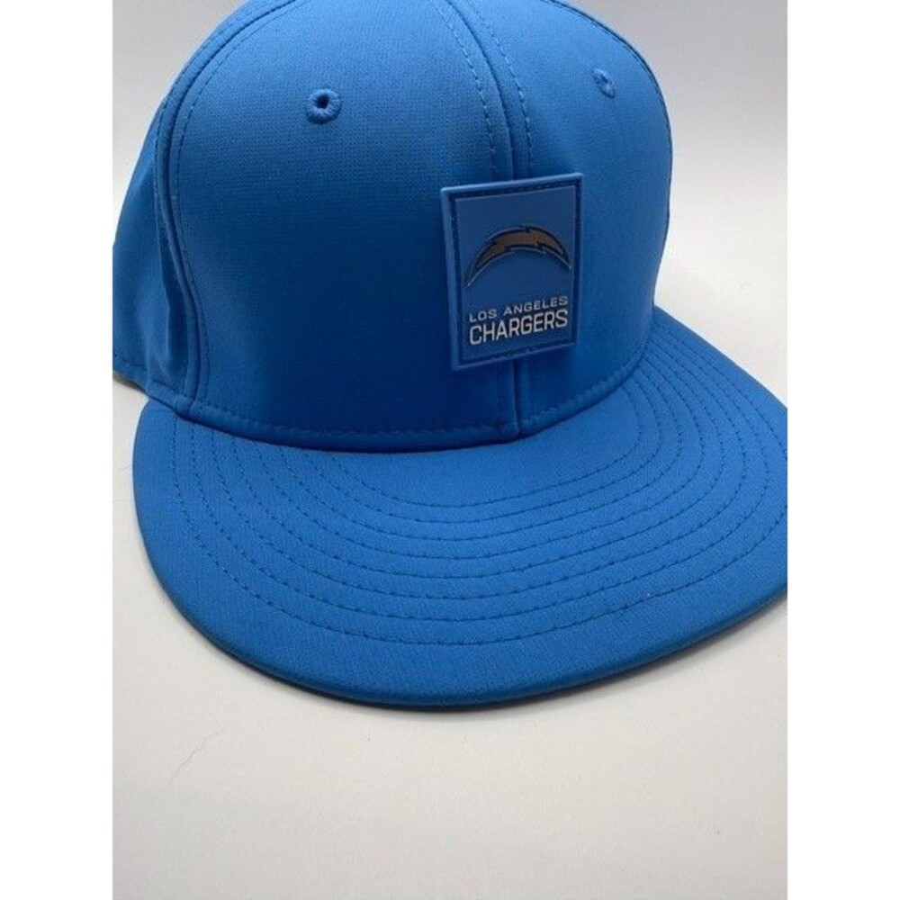 New Los Angeles Chargers New Era 59FIFTY Fitted Hat Blue NFL Size 7 Flat Brim